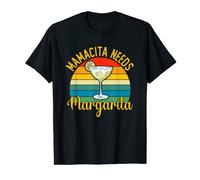 Mamacita Needs A margarita Cinco De Mayo Drinking Fiesta Maglietta
