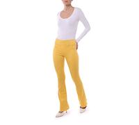 MAMAJEANS Amalfi - Jeans Pull on Donna Bootcut, Jeans Senza Bottoni Elasticizzato a Vita Alta, Zampa di Elefante - Made in Italy (L - 46, Samaoa Sun)