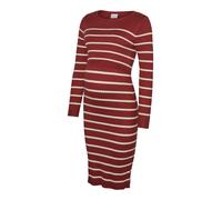 MAMALICIOUS Abito in maglia 'MLNew Siv June' ruggine / bianco Donna MAMALICIOUS XS ruggine / bianco