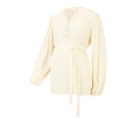 MAMALICIOUS Camicia da donna 'MLMercy Lia' écru Donna - Abbigliamento - Taglie comode - Camicie e tuniche - Camicie MAMALICIOUS XS