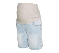 Mamalicious Oslo Slim Fit Maternity Denim Shorts Blu XS Donna