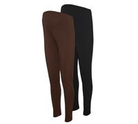 MAMALICIOUS Leggings 'MLEmma' marrone / nero Donna - Abbigliamento - Taglie comode - Pantaloni MAMALICIOUS XS