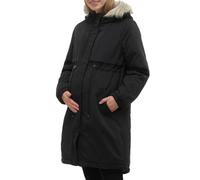 MAMALICIOUS Mama Licious - Parka lungo da donna, Nero , S