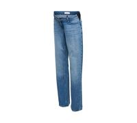 Mamalicious Mamalicious Maternity Side Elastic Straight Jeans 40 blu