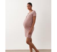 Mamalicious Mamalicious - Camicia da notte premaman e da allattamento rosa
