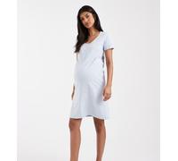 Mamalicious Maternity - Camicia da notte premaman per allattamento grigia-Grigio M