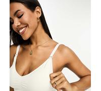 Mamalicious Maternity - Reggiseno per l'allattamento bianco M-L