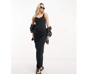 Mamalicious Maternity - Vestito lungo per l'allattamento nero XS