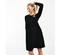 Mamalicious Mia Maternity Long Sleeve Short Dress Nero XS