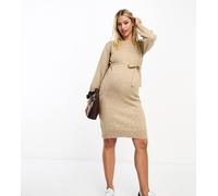 MAMALICIOUS Abito in maglia 'New Anne' beige sfumato, Taglia XS