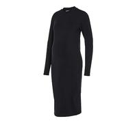 MAMALICIOUS Mleva L/S Jrs Midi Hn Dress A. Noos Vestito, Nero, L Donna