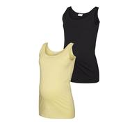 MAMALICIOUS Mlkerrie nell SL Jrs Top 2f 2-p a Parte Superiore, Nero/Confezione: Prendisole, S Donna