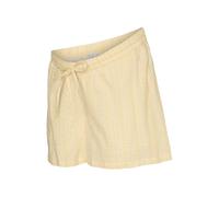 MAMALICIOUS Pantaloni 'MLFRIKKA' giallo chiaro / bianco Donna - Abbigliamento - Taglie comode - Pantaloni - Shorts MAMALICIOUS 42