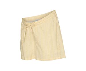 MAMALICIOUS Pantaloni 'MLFRIKKA' giallo chiaro / bianco Donna - Abbigliamento - Taglie comode - Pantaloni - Shorts MAMALICIOUS 42