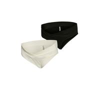 Mamalicious Slip premaman Leyla Maternity – Confezione 2 pezzi Bianco/Nero XL donna