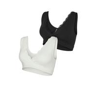 MAMALICIOUS Reggiseno da allattamento nero / bianco Donna MAMALICIOUS 70 nero / bianco