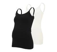 Mamalicious Kerrie Maternity Sleeveless T-shirt Bianco S Donna