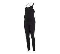 MAMALICIOUS Tuta jumpsuit 'PAULETTE' grigio scuro / nero, Taglia M-L