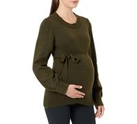 MAMALICIOUS Vasca per lne L/S Knit Top A. Noos Maglione, Foglia di Vite, XL Donna