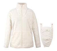 Mamalila - Women's Fleece-Tragejacke Basel - Giacca in pile XL bianco