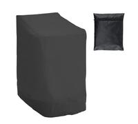 Mamamax Fodera per sedia da esterno, 114 x 85 x 65 cm, con cordino di serraggio per 6 sedie impilabili, per aumento della sedia da giardino, in tessuto Oxford 210D, impermeabile anti UV e anti freddo