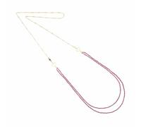 Maman et Sophie collana lunga filo rubino clrbn2