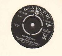 Mamas And The Papas - Words Of Love - 7 inch vinyl / 45