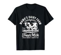 Mama's Dairy Farm Latte Fresco Mamma Allattamento al Seno Maglietta