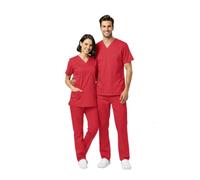 Mama's Divisa Sanitaria Donna/Uomo - No Stiro (rosso, XS)