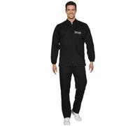 Mama's Divisa Sanitaria Donna/Uomo personalizzata manica lunga con cerniera e taschio ricamato incluso - No Stiro (nero, 50)