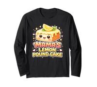 Mama's Lemon Pound Cake Cool Food Lovers Mom Maglia a Manica