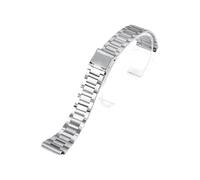 MAMA'S PEARL Cinturino For Orologio Adatto For Casio F-91W Cinturino In Acciaio Inossidabile Da 18 Mm For F105 F108 A158W A168 AE1200 AE1300 Cinturino Di Ricambio In Metallo(Silver)