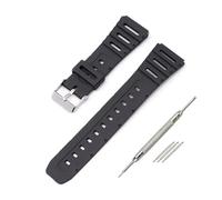 MAMA'S PEARL Cinturino For Orologio Adatto For Cinturini Fit For Casio Watch Accessorise CA-53W CA-61W FT-100W W-520U W-720G Cinturino Morbido In TPU Da 20 Mm Cinturino Da Polso FT100W(18mm)