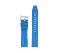 MAMA'S PEARL Cinturino For Orologio Con Estremità Curva Da 20 Mm, Adatto For Omega X, Adatto For Swatch, Fit For MoonSwatch Planet, Adatto For Seamaster 300, Rolex, Cinturino In Gomma.(Dark blue)