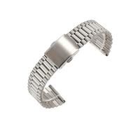 MAMA'S PEARL Cinturino In Acciaio Inossidabile Da 12 Mm, 14 Mm, 16 Mm, 18 Mm, 20 Mm, Adatto For Huawei GT2, Cinturino Di Ricambio For Uomo E Donna In Metallo.(Silver,12mm)