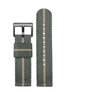 MAMA'S PEARL Cinturino In Nylon A Sgancio Rapido Adatto For Casio For PROTREK PRW-6600 PRG-600YB PRG-650 GA2000 Cinturino Sportivo Impermeabile In Tela Da Uomo 24 M(Green rice-black)