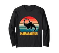 Mamasaurus Funny Dinosaur T-Rex Festa della Mamma Maglia a Manica