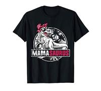 Mamasaurus Funny Mama T rex Dinosaur Family Matching Maglietta