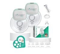 MAMASHY Plus DOPPIO - Tiralatte Elettrico Indossabile per Allattamento