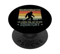 MamaSquatch come una mamma normale solo molto più squatchy divertente PopSockets PopGrip Adesivo