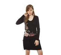 Mamatayoe Piovene Abito Casual, Nero, L Donna