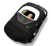 Mamatepe Coprisedile invernale per bambini, con cerniere e bordo elastico, copertura per seggiolino auto per proteggere il bambino da vento freddo, pioggia e neve, universale, per seggiolino auto