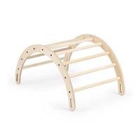 Mamatoyz Arco Montessori dondolo e arrampicata, arco montessoriano per bambini 1 anno, arrampicata per bambini, arco da arrampicata, arco a dondolo in legno naturale multistrato di betulla
