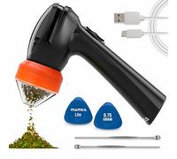 Mamba Lite Macinapepe Elettrico, Macinaspezie USB-C, Arancione | 0.75g, condimento da cucina, texture da grossa a fine, batteria 600 mAh, denti in plastica, 2Nm di coppia, facile da riempire