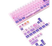 MAMBASNAKE 120 Tasti PBT Pudding Keycaps Set,Profilo ASA,PBT Sublimazione del Colore,Layout ANSI US per Tastiera Meccanica TKL 61 68 87 98 104,Compatibile con Switch Cherry MX Gateron Otemu Kailh