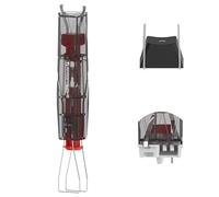 MAMBASNAKE 2 in 1 Keycap Switch Puller per Tastiera Meccanica, Estrattore per Interruttori Copritasti Hot Swappable, Kit di Rimozione Tasti MX per Tastiera Gaming DIY, Nero Traslucido