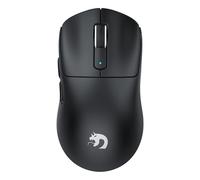 MAMBASNAKE × Attack Shark M4 Mouse da gioco wireless, 39 g, mouse per computer BT/2,4 Ghz/cablato, sensore ottico PAW3395PRO 40K DPI, mouse programmabili per PC/Win/Mac (nero)