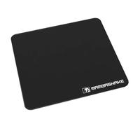 MAMBASNAKE CM02 eSports Gaming Mouse Pad, Water Resistant Coating Large Mouse Mat, Heavy Textured Smooth Control Surface, Non-Slip Rubber Base, Micro-Knit Stitched Edges, 450x400x4mm - Black