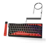 MAMBASNAKE Tastiera X60 HE con interruttore magnetico ad azionamento regolabile, BT/2.4G/Wired Tri-Mode 60% tastiera meccanica da gioco, frequenza di polling 8 KHz, trigger rapido, driver Web per