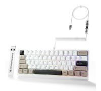 MAMBASNAKE Tastiera X60 HE con interruttore magnetico ad azionamento regolabile, BT/2.4G/Wired Tri-Mode 60% tastiera meccanica da gioco, frequenza di polling 8 KHz, trigger rapido, driver Web per